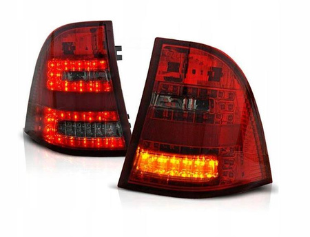 LED-lamper Mercedes W163 ml 98-05 røgrød