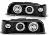 Forlygte lamper Volvo 850 92-96 ringi sort
