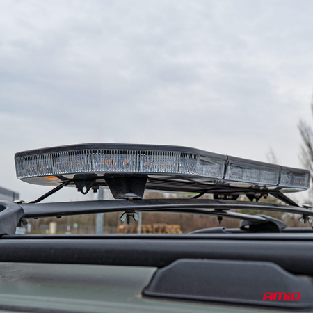 Beam LED advarselslys 51 funktioner 137cm godkendelse R65 R10 12-24V