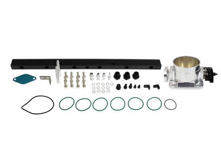 Toyota Chaser Supra 1JZ indsugningsmanifold med gasspjæld og fuel rail