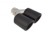 Dobbelt lydpottespids 2x101 mm input 63 mm Carbon L