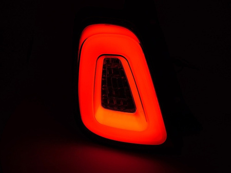 LED-baglygter til Fiat 500 15-20 hvid LED bar