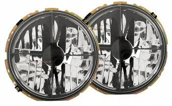 VW Golf I CHROME udvendige forlygter