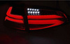 LED-lys Vw Golf VII 7 13- rød hvid led-bar