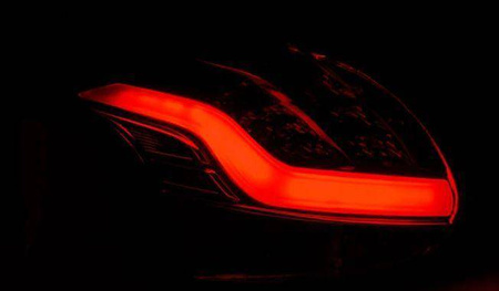 Ford Focus 3 11-14 hb røde hvide led-lygter