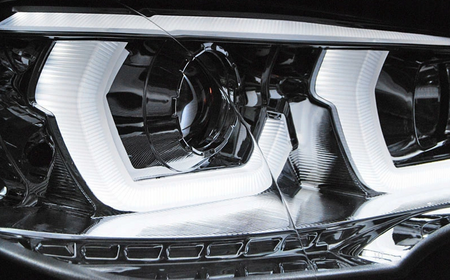 Bmw X5 E70 07-13 Drl Chrome 3d forlygter