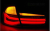Bmw F30 11-15 rød røg led bar lys