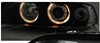 Forlygter BMW E39 SORT RINGI