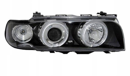 Forlygter BMW E38 SORT RINGI