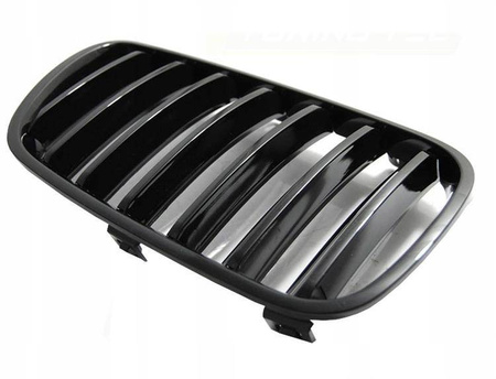 Frontgitter BMW X3 E83 06-10 SORT GLAS