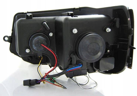 Forlygter nye Vw T5 10-15 sort led drl