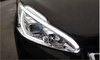 Peugeot 208 12-15 krom led drl forlygter