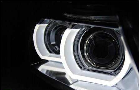 Bmw e90/e91 09-11 hid drl krom led blinklys