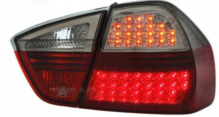 BMW E90 05-08 rød røg LED-lamper DEPO
