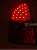 Chrysler 300c 04-08 røde røgfarvede led-lamper