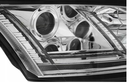 Audi Tt lygter 06-10 8j Chrome Led Drl Dts Xenon