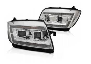 Led Tube Chrome forlygter til Vw Crafter Ii 2017-
