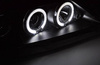 Lamper Forlygter Dacia Logan 04-08 Angel Eyes Black