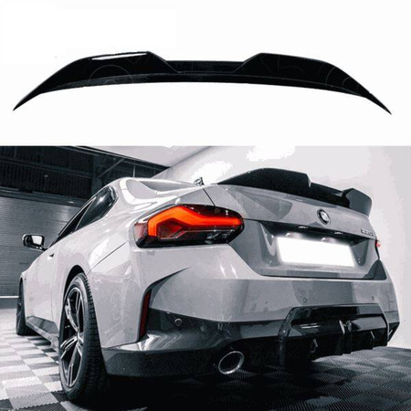 CAP SPOILER til BMW 2 G42 COUPE 2021- SORT