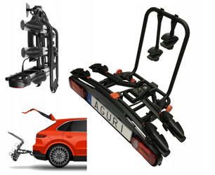 Aguri Active Cykelholder platform 2 cykler sort