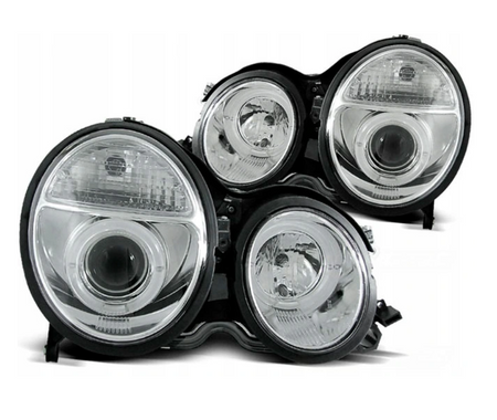 Lygter Ny Mercedes W210 99-02 E-klasse Ringe Krom