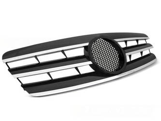 Grill Mercedes W203 00-07 CL Style Sort Krom