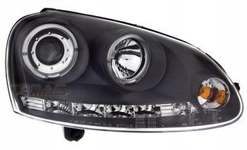 VW Golf V BLACK RINGI forlygter