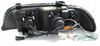 BMW E39 SORT LED-forlygter + RINGE