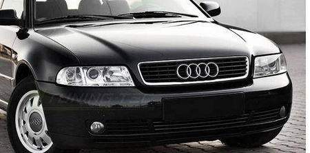Forlygter Audi A4 B5 lift 99-00 linseformede linser efter facelift