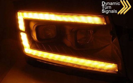 Tube Led-forlygter sort til Vw Crafter Ii 2017-