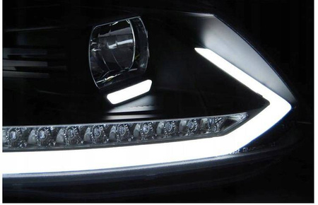 Lygter Vw Touran II 10-15 sort rør drl dts led