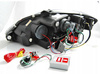 Forlygter Seat Leon, Altea 09-12 Sort Tru Drl