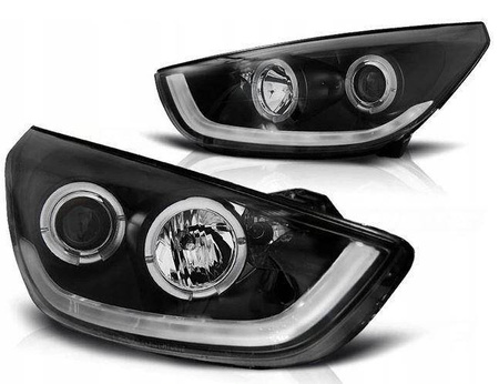 Hyundai Tucson IX35 10-13 led-rør sorte lamper