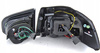 LED-baglygter Vw Golf 6 08-12 sort led-bar