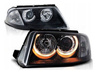 Passat B5 FLDEPO BLACK RINGI forlygter