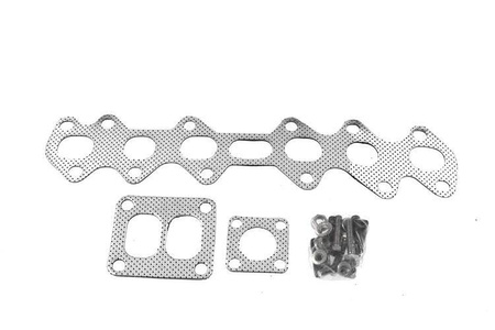 Udstødningsmanifold Toyota Supra 2JZ-GTE T46 93-98 Sort stål