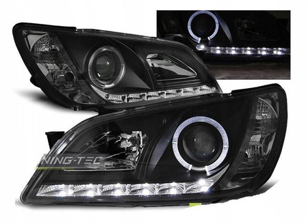 Lexus IS-lamper 98-05 h7 sorte led-linser