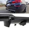 DIFFUSER BMW F10 F11 10-18 LOOK M5 CARBON BLACK