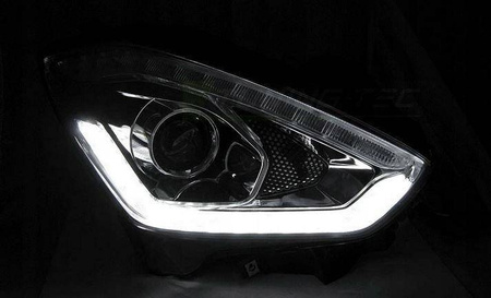 Suzuki Swift 6 VI 17- rør krom led dts lygter