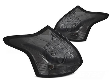 Baglygter Ford Focus 3 11-10.14 Hatchback smoke led bar