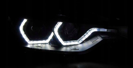 Lygter Bmw F30 F31 11-15 Led Sort Drl Xenon D1s