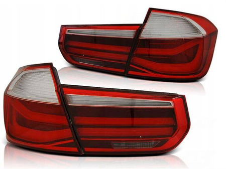 Bmw F30 11-15 rød røg led bar lys