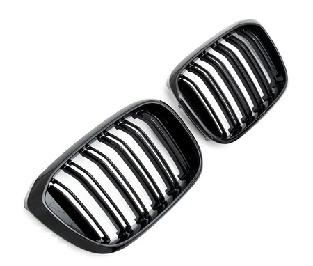 GRILL (NYRE) BMW X3 X4 G01 G02 LOOK M GLOSSY BLAC