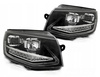 Vw T6 15- sort rør led drl dts forlygter