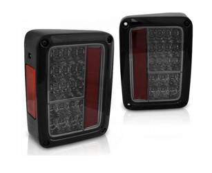 Lygter Chrysler Jeep Wrangler Jk 07-18 Led Smoke