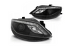 Forlygter Seat Ibiza 6j 08-12 Sort retningsbestemt Led