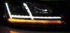 Audi TT forlygter 06-10 8j sort led dts