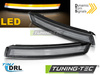 Blinklys med kørelys i dagtimerne. FRONT DIRECTION WHITE DRL SEQ LED passer til VW NEW BEETLE 06-10