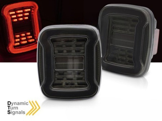 LED-baglygter Jeep Wrangler YJ/TJ (1991-2006) Smoke