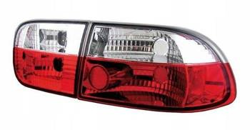 Honda Civic 91-95 2/4D CLEAR RED baglygter